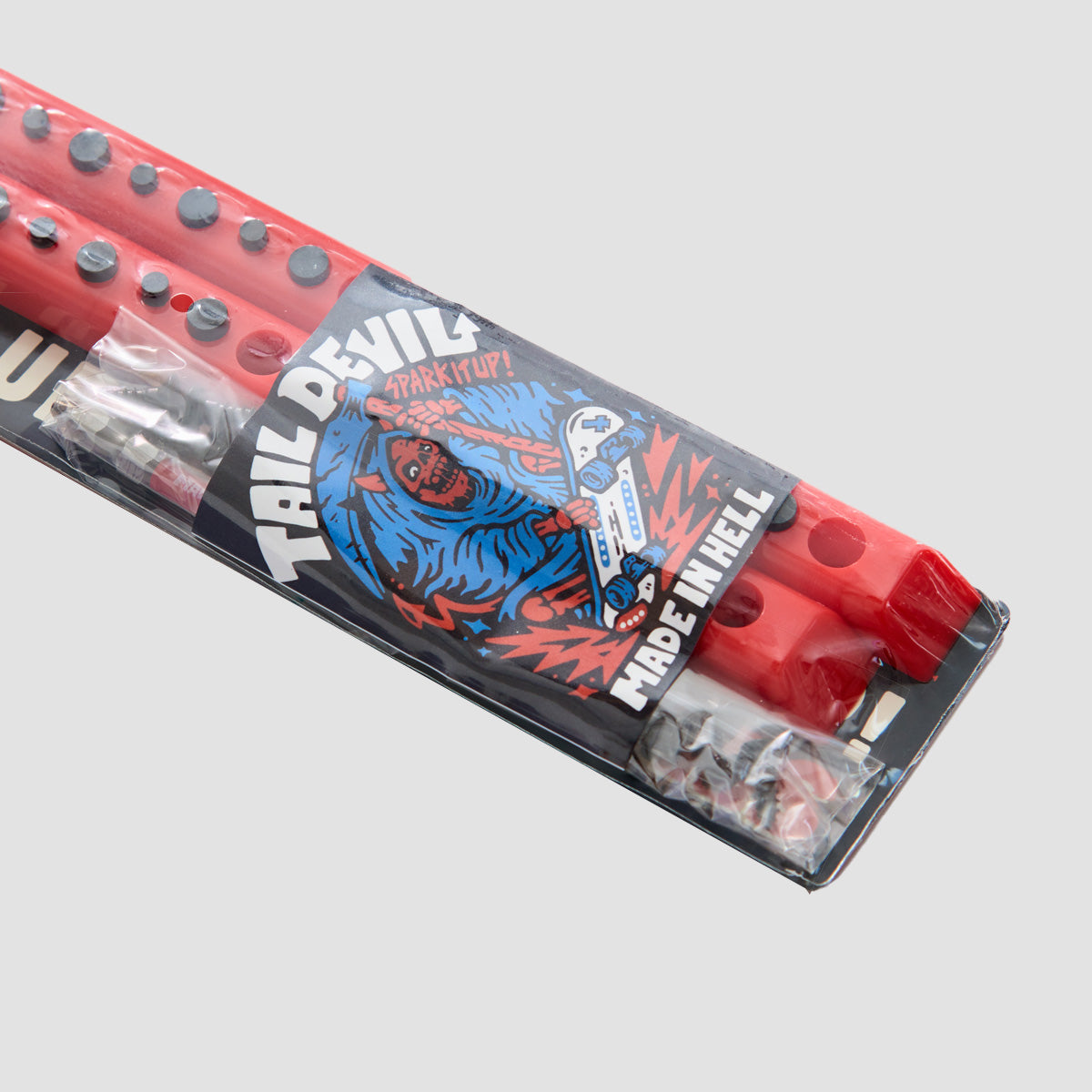 Rail Devils Sparking Skateboard Rails Red