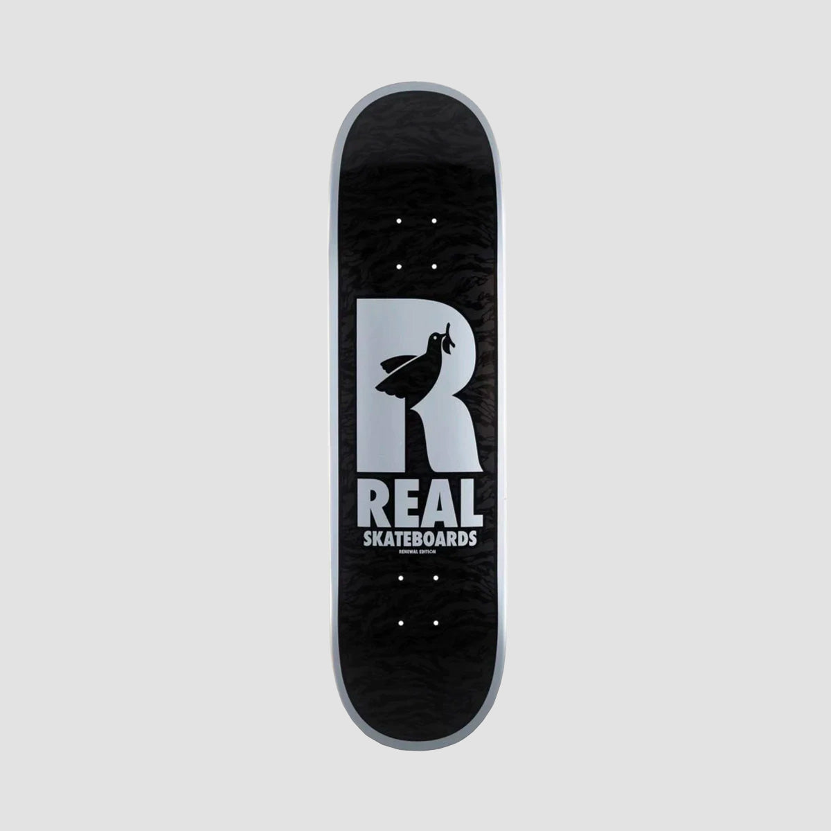 Real Renewal Doves Skateboard Deck Black - 8.25"