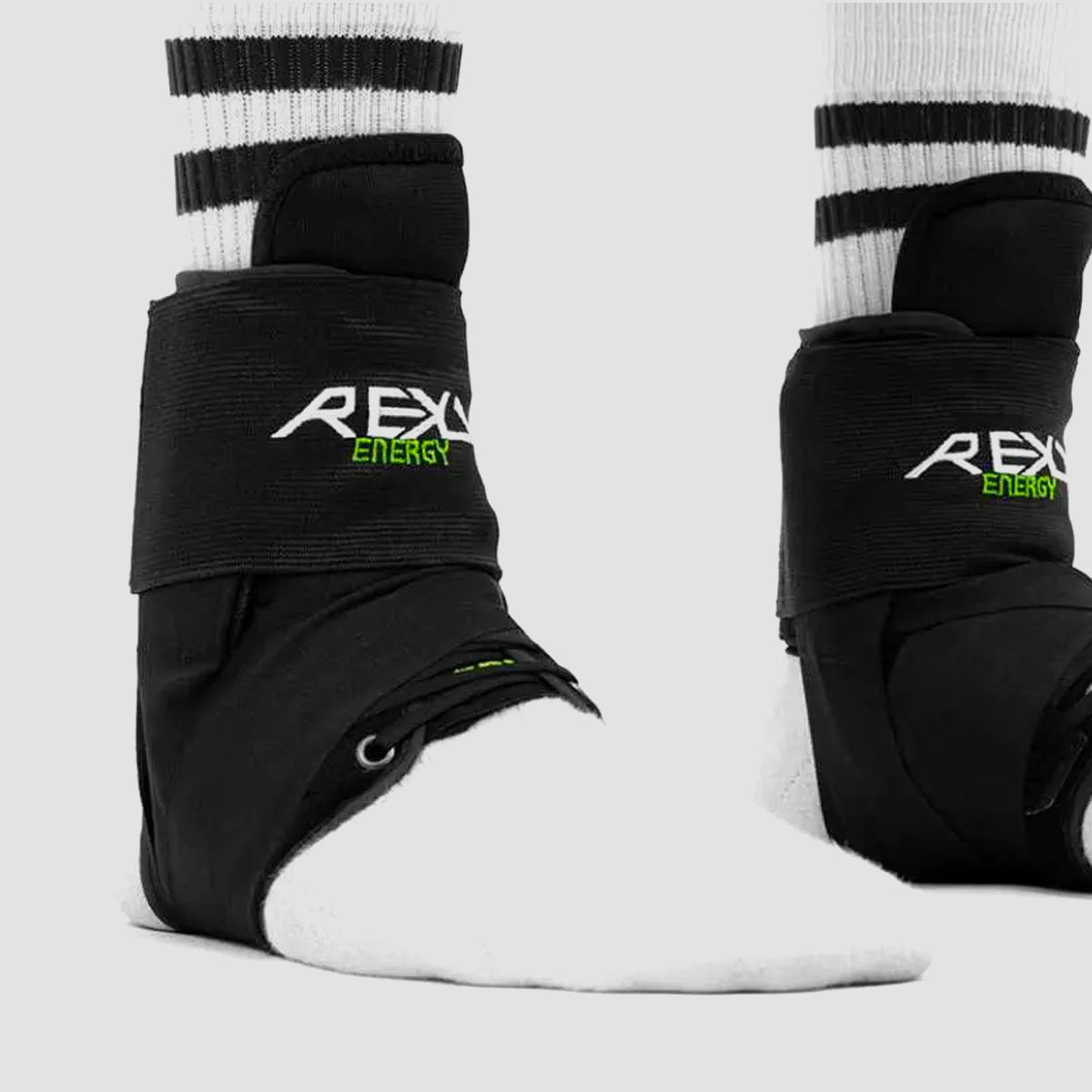 REKD Energy Covert Ankle Braces Black