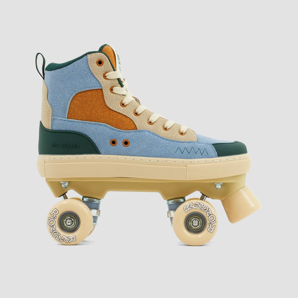 Rio Roller Beats Quad Skates Blue/Tan
