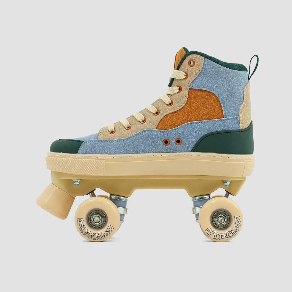 Rio Roller Beats Quad Skates Blue/Tan
