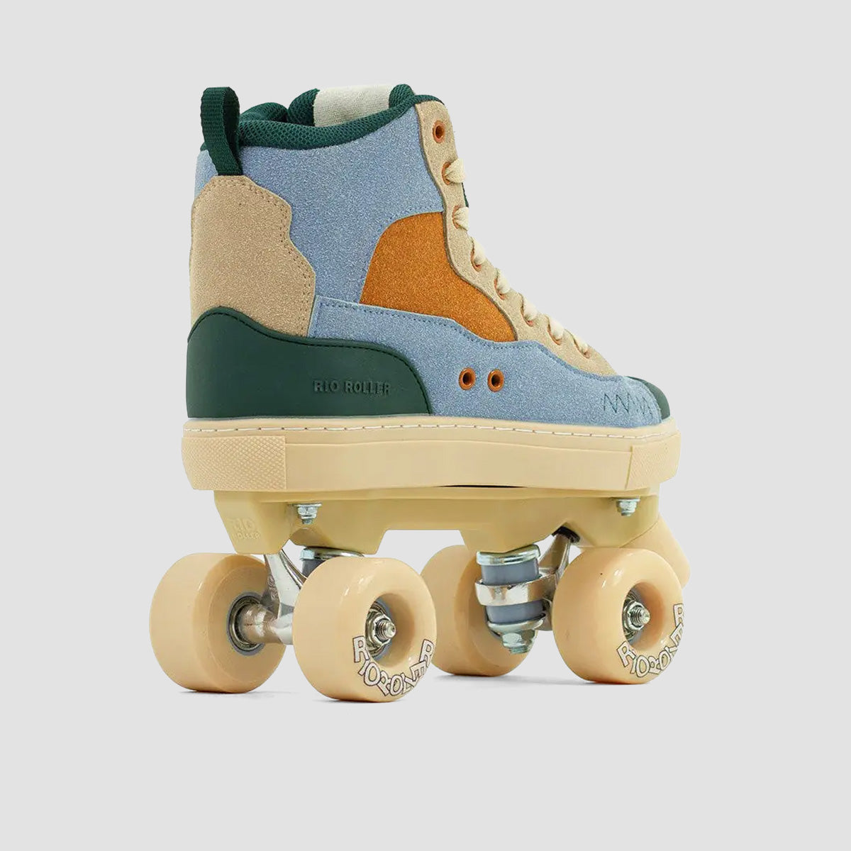 Rio Roller Beats Quad Skates Blue/Tan