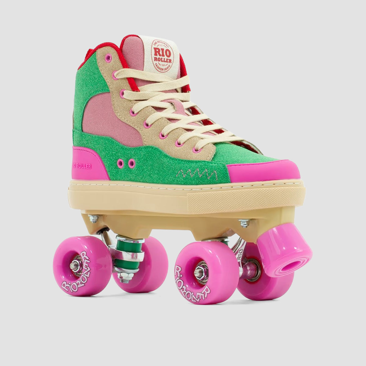 Rio Roller Beats Quad Skates Pink/Green
