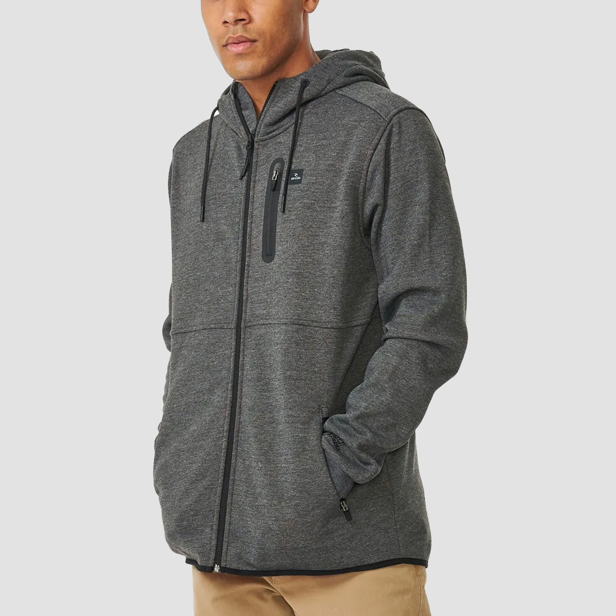 Rip Curl Anti Series Departed DWR Jacket Charcoal Marle