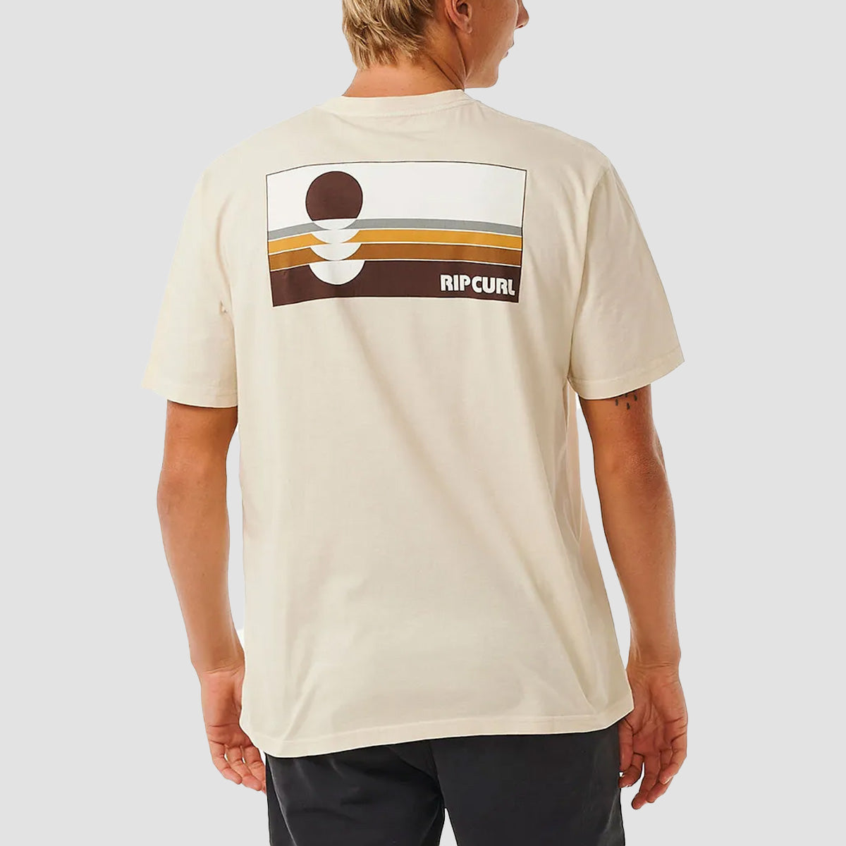 Rip Curl Surf Revivial Peaking T-Shirt Vintage White