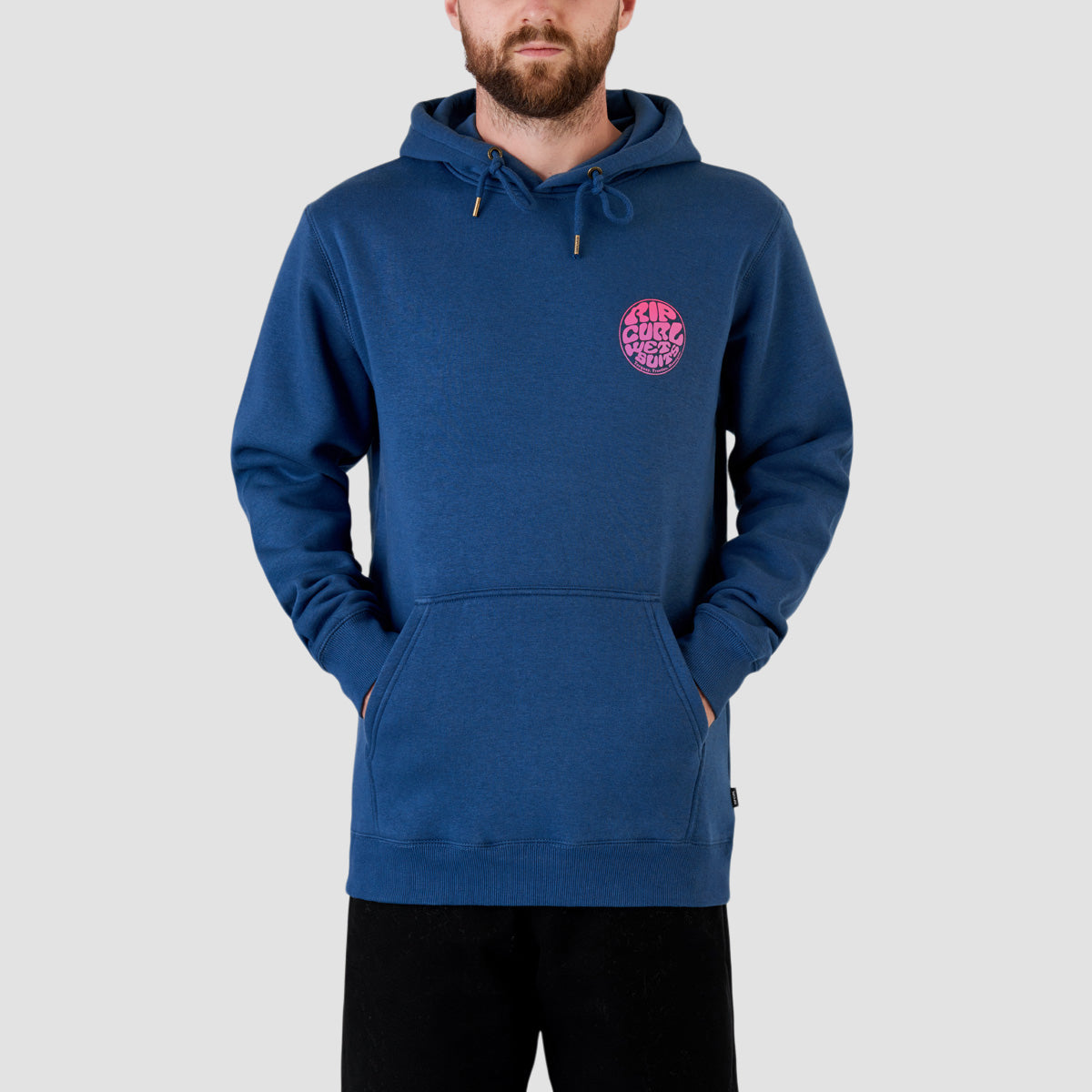 Rip Curl Wetsuit Icon Pullover Hoodie Washed Navy