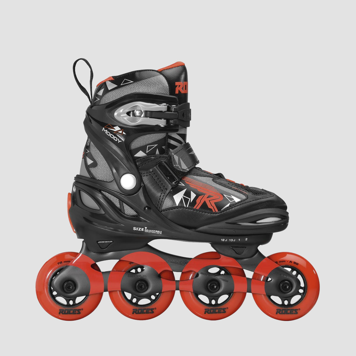 Roces Moody TIF Inline Skates Black/Sport Red - Kids