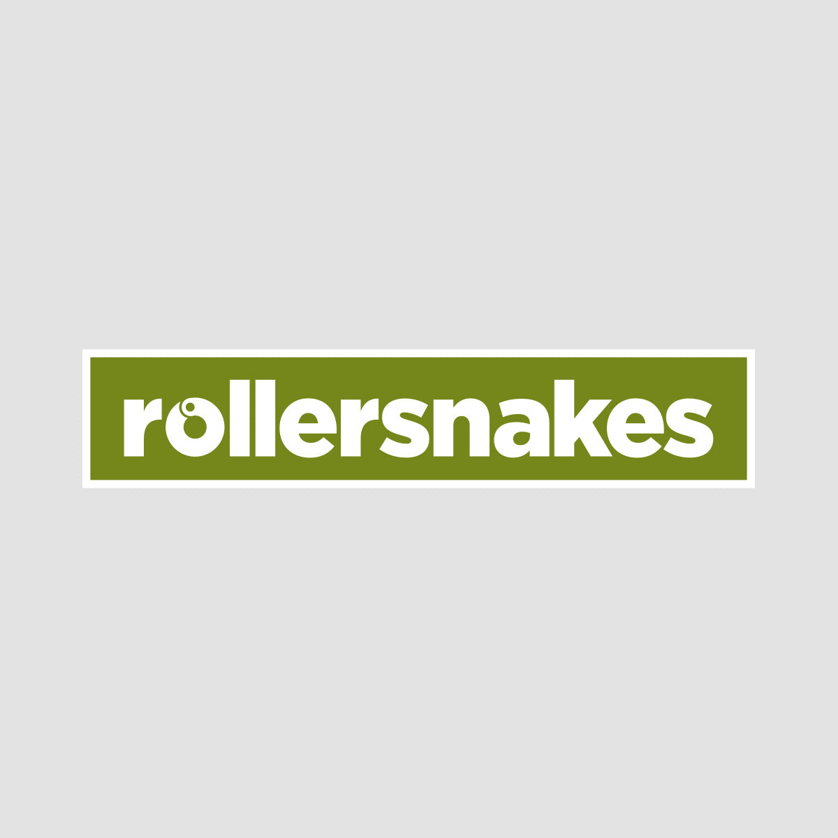 Rollersnakes WordMark Sticker Most Sludge 200x41mm