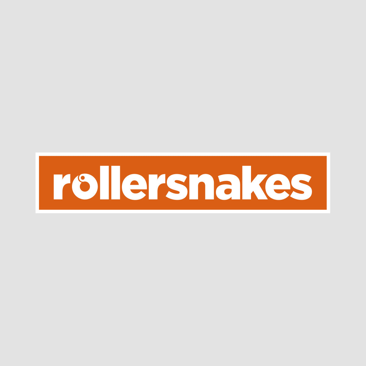 Rollersnakes WordMark Sticker Rusty Gusset 200x41mm