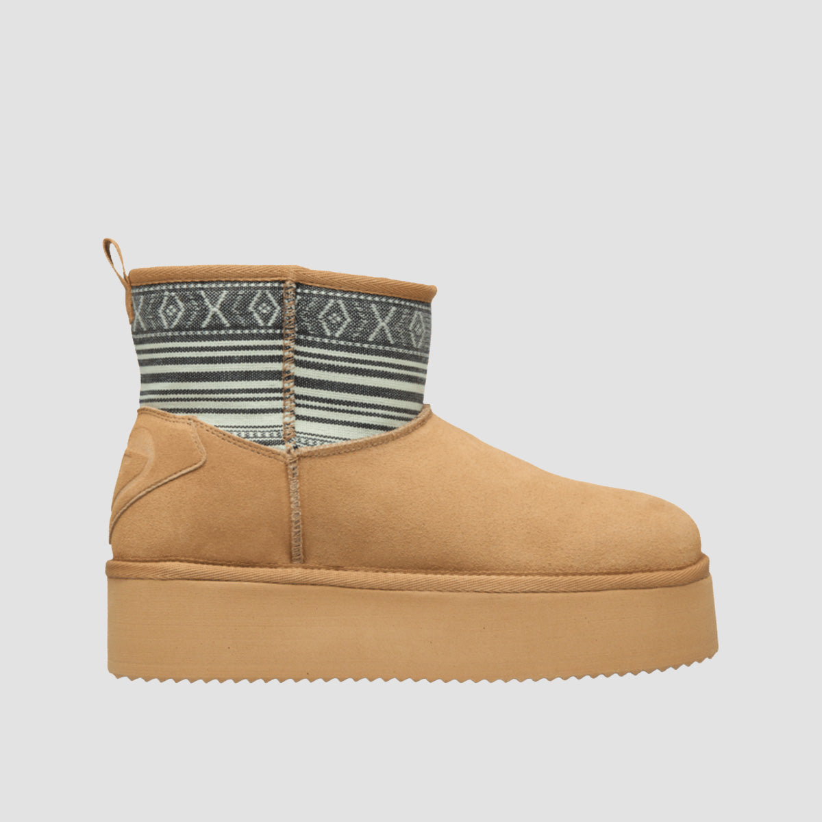 Roxy Asevak Suede Boots - Natural - Womens