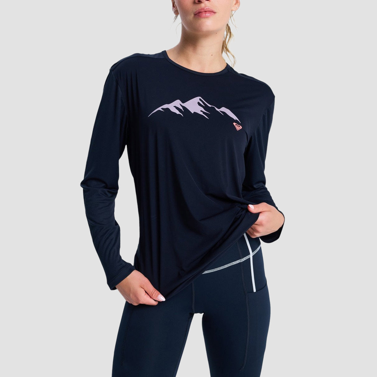 Roxy Boundless Spirit 2 Technical Longsleeve T-Shirt True Black - Womens