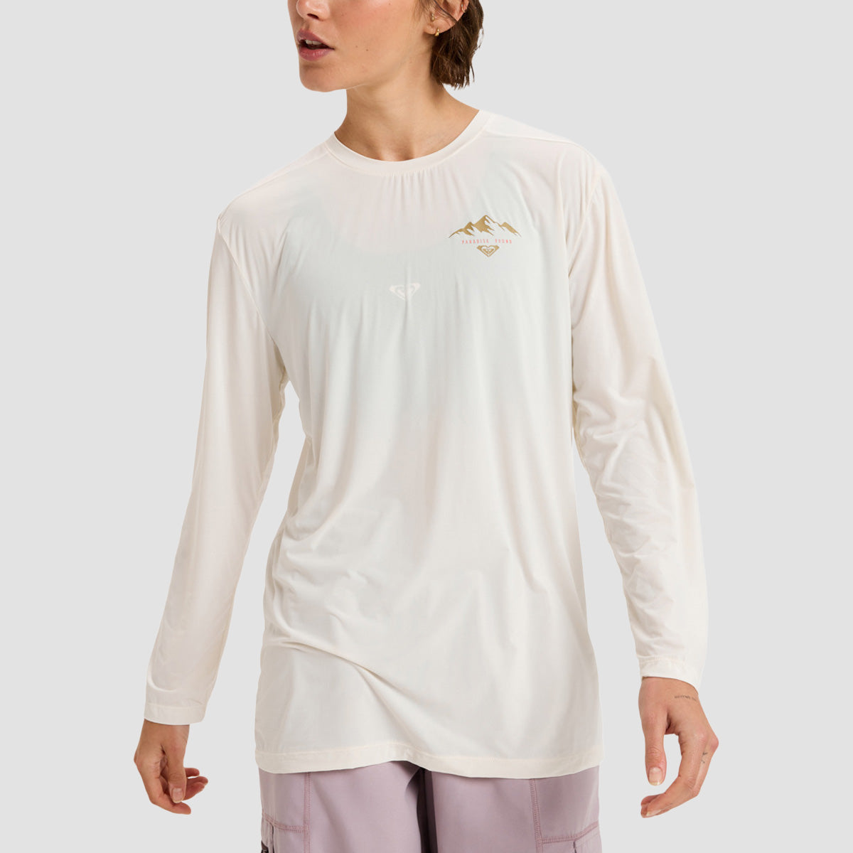 Roxy Boundless Spirit 2 Technical Longsleeve T-Shirt Whisper White - Womens
