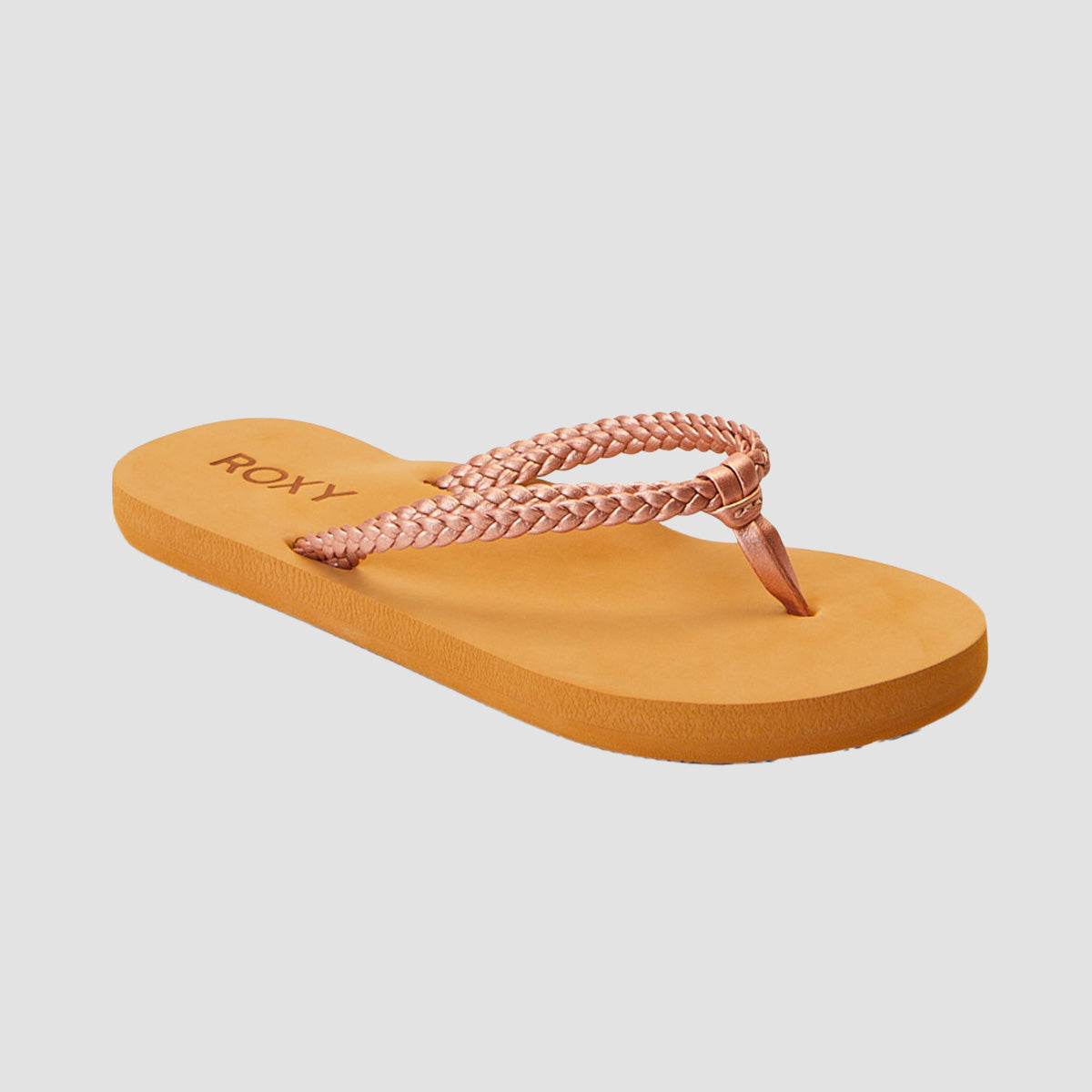 Roxy Costas II Flip Flops Rose Gold - Girls