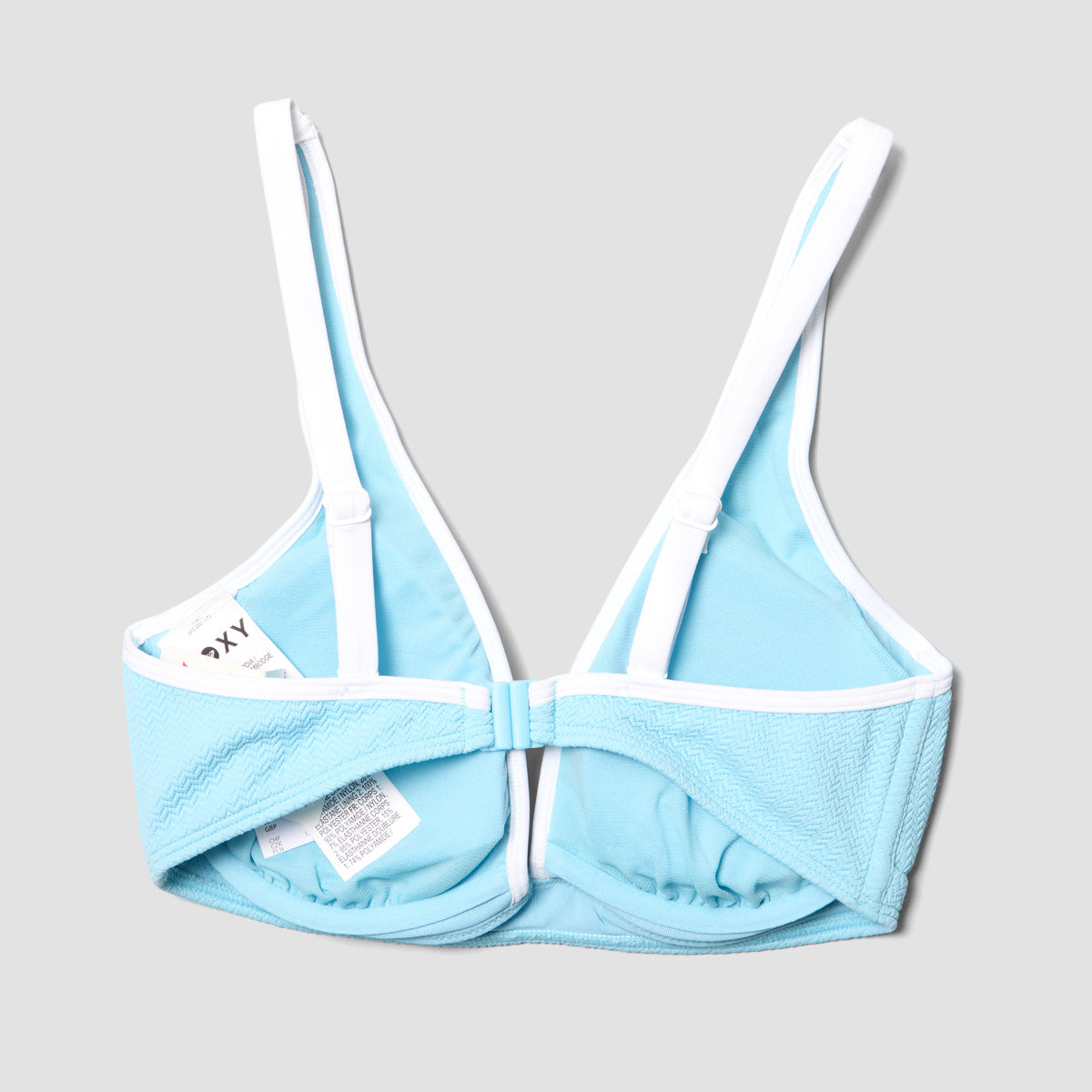 Roxy Lauai Hidden D Cup Bikini Top Sky Blue - Womens