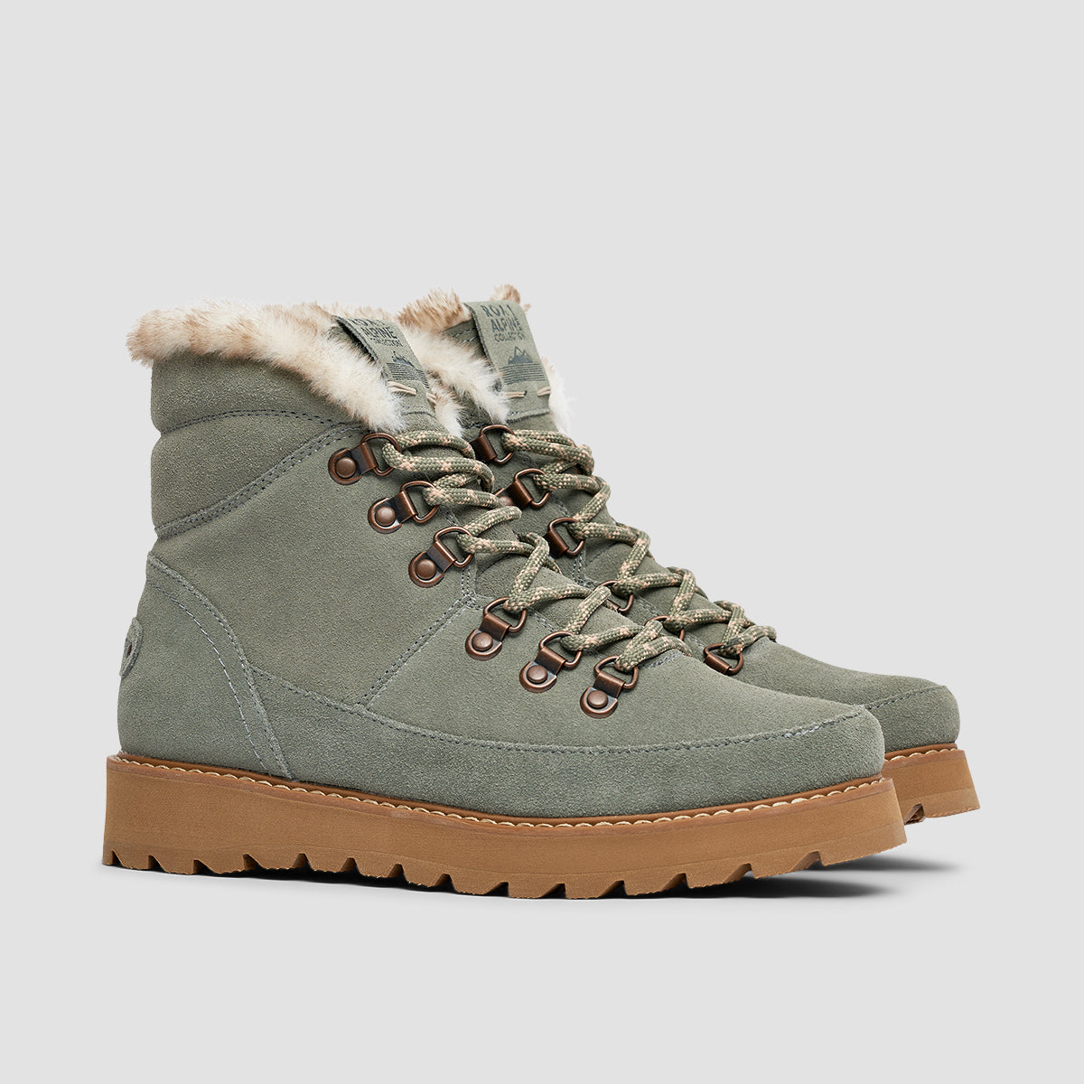 Roxy Sadie II Boots Olive - Womens