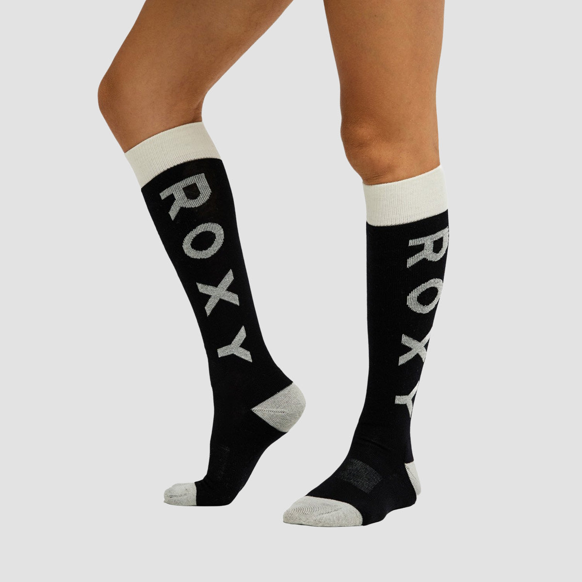 Roxy Shred Time Snow Socks True Black - Womens