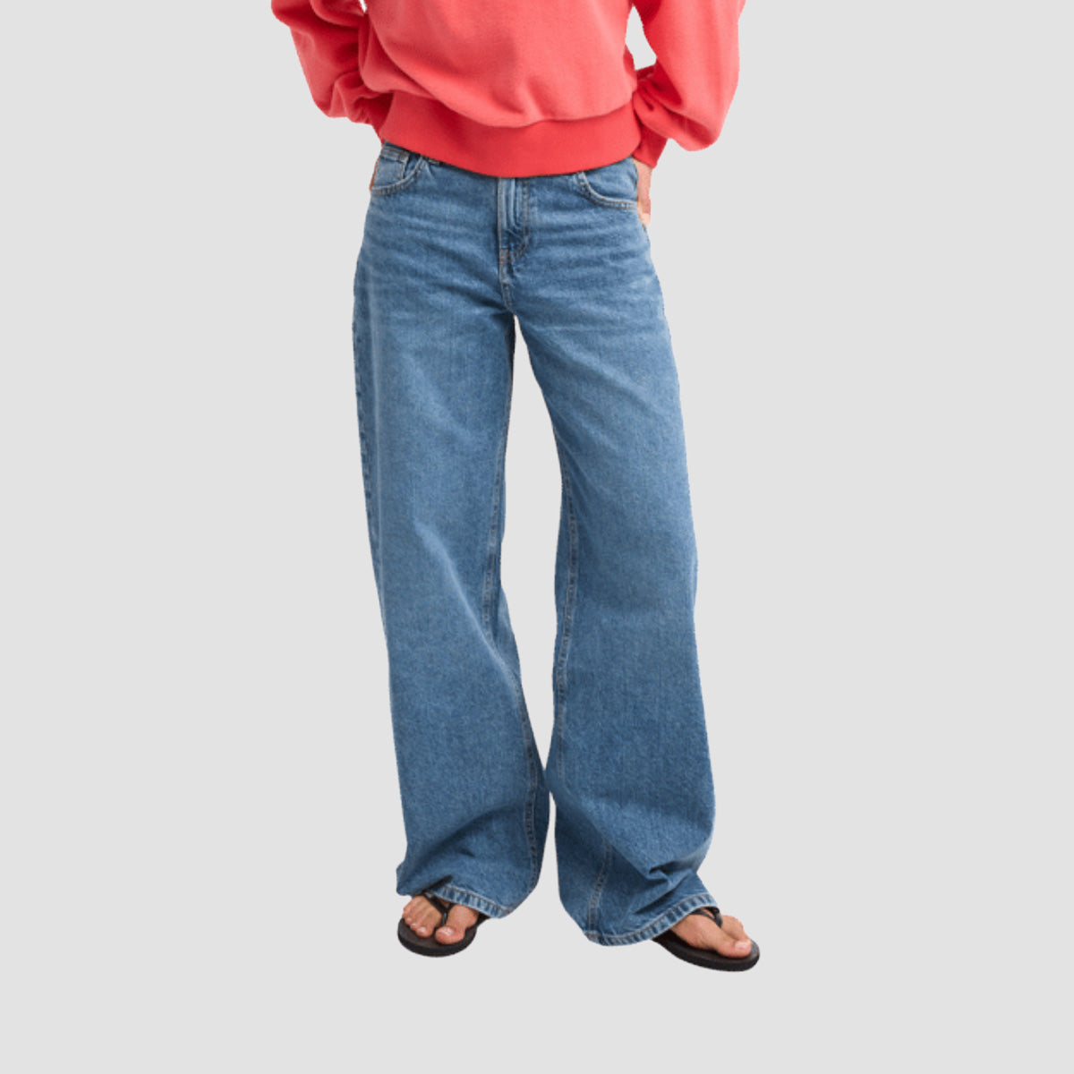 Roxy Surf Crush Loose Fit Jeans Surf Wash Vintage - Womens