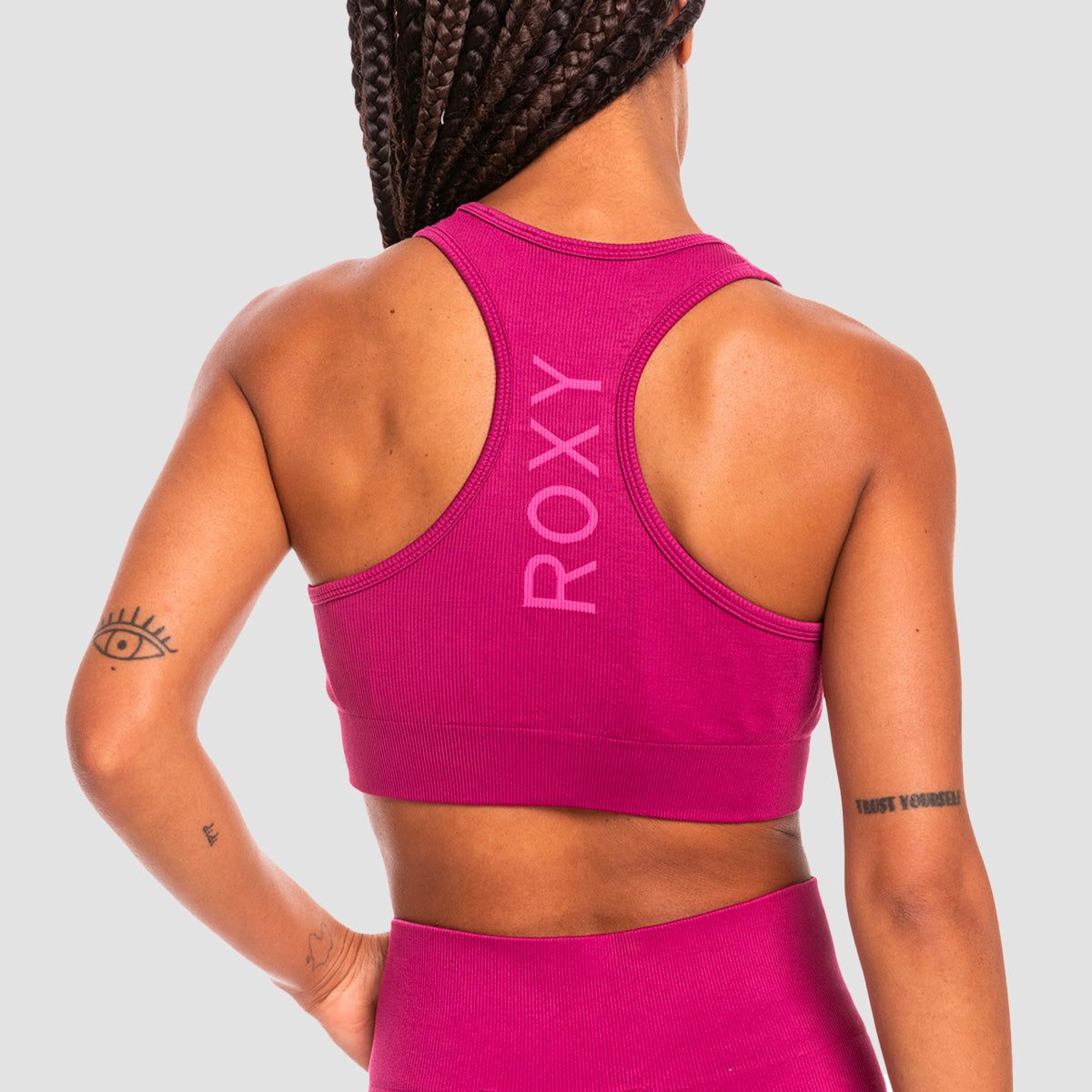 Roxy Time To Pretend Sports Bra Boysenberry - Womens