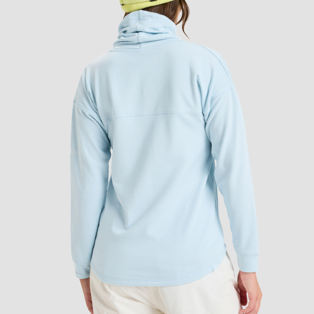 Roxy Vertere Mid Layer Snow Sweatshirt Ice Blue - Womens