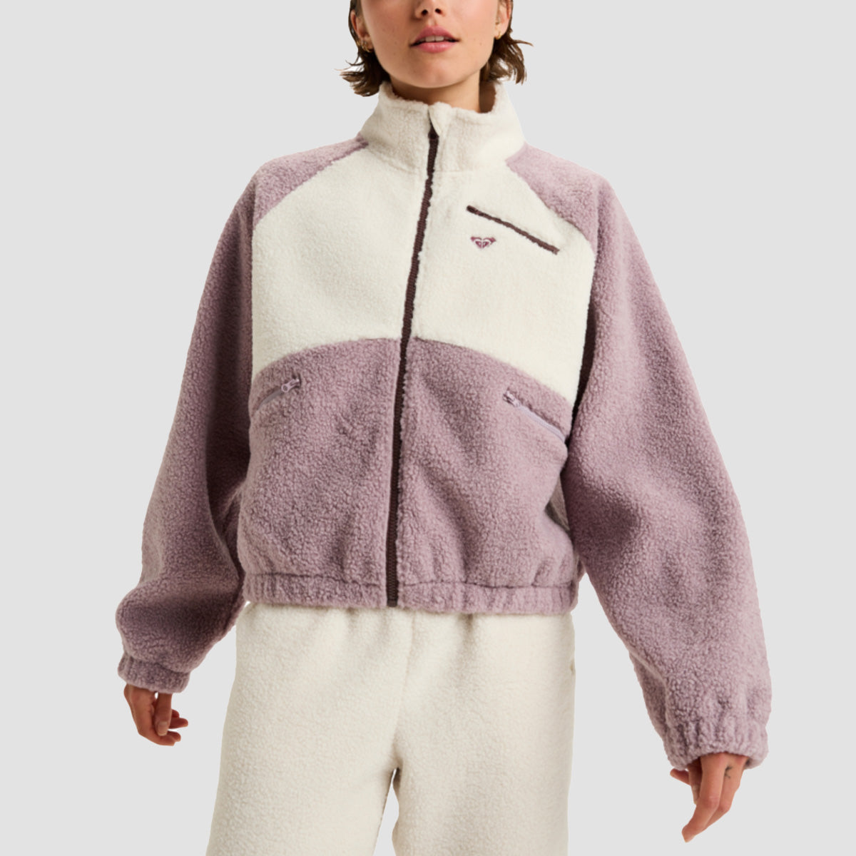 Roxy Waves Of Warmth Colourblock Jacket Nirvana - Womens