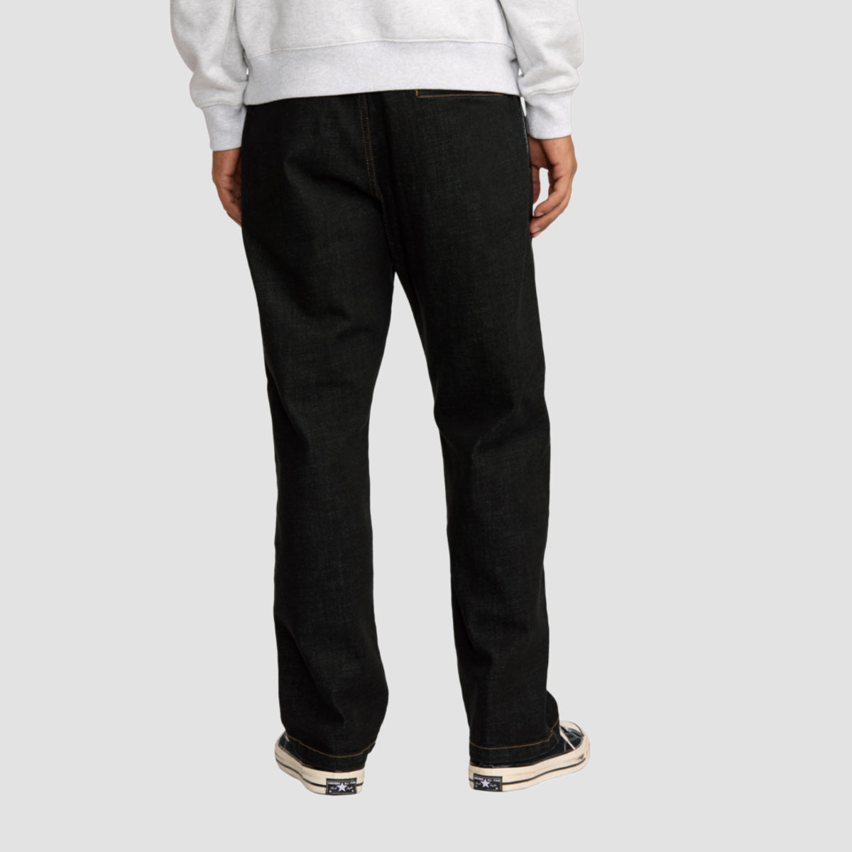 RVCA Americana Day Relaxed Fit Jeans Black Denim