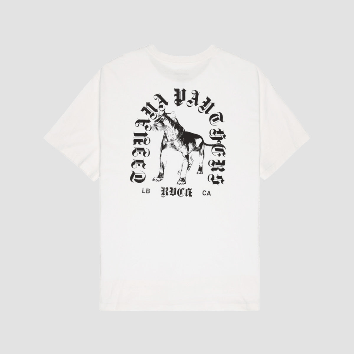 RVCA Bad Panther Pocket T-Shirt Antique White