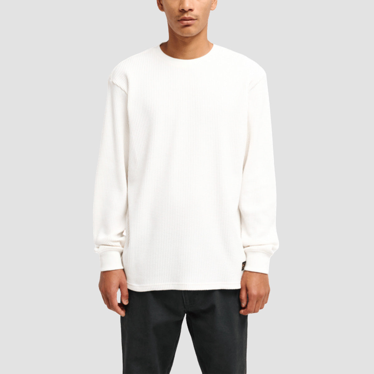 RVCA Dayshift Thermal Longsleeve T-Shirt Off White
