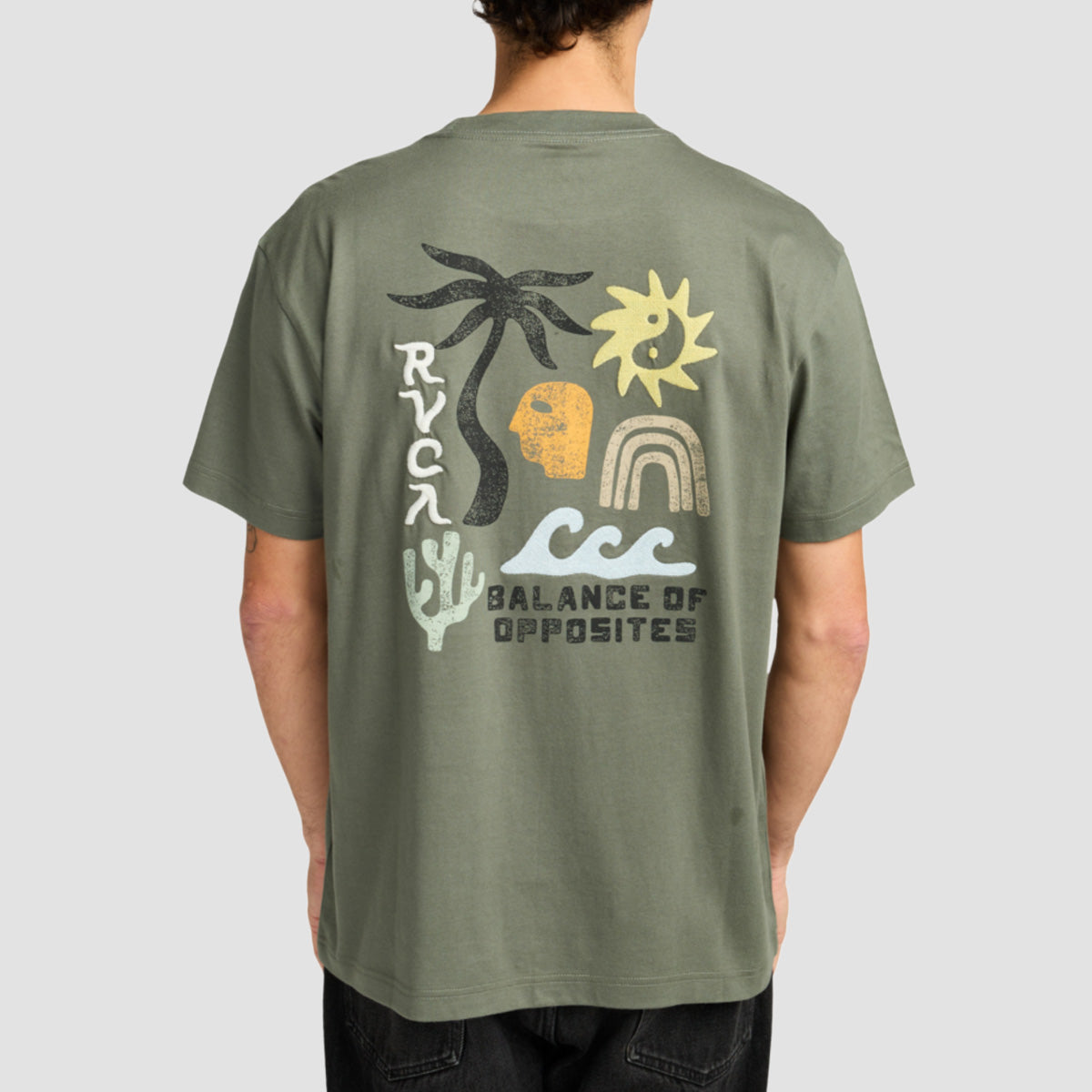 RVCA Deep Think T-Shirt Sage Leaf