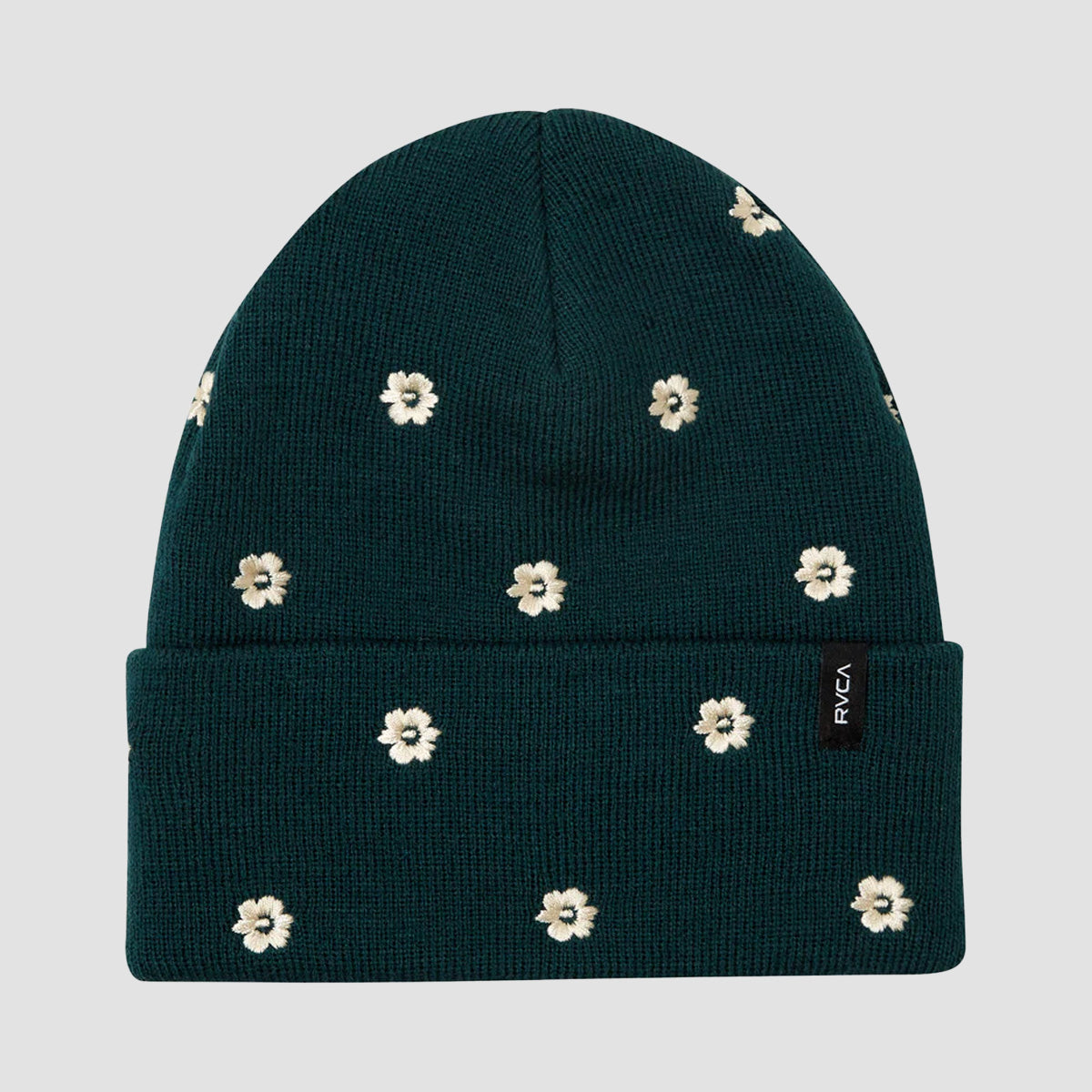 RVCA Embroidered Essential Beanie Ponderosa Pine - Womens