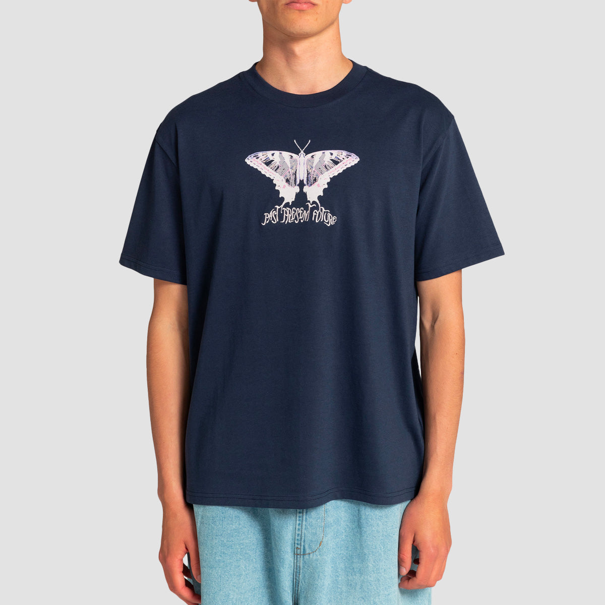 RVCA Future T-Shirt Navy Marine