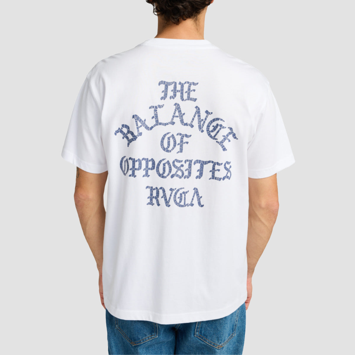 RVCA Iron On T-Shirt White