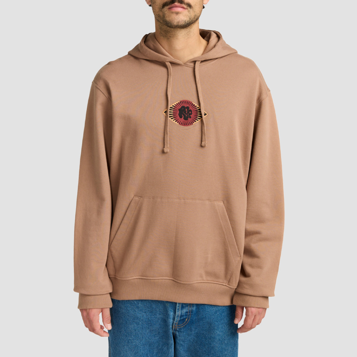 RVCA Jupiter Pullover Hoodie Sonora Brown