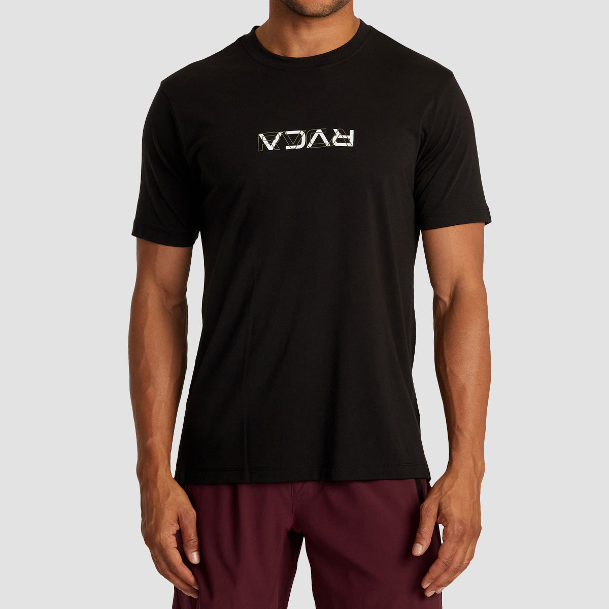 RVCA Layer Flip T-Shirt Black