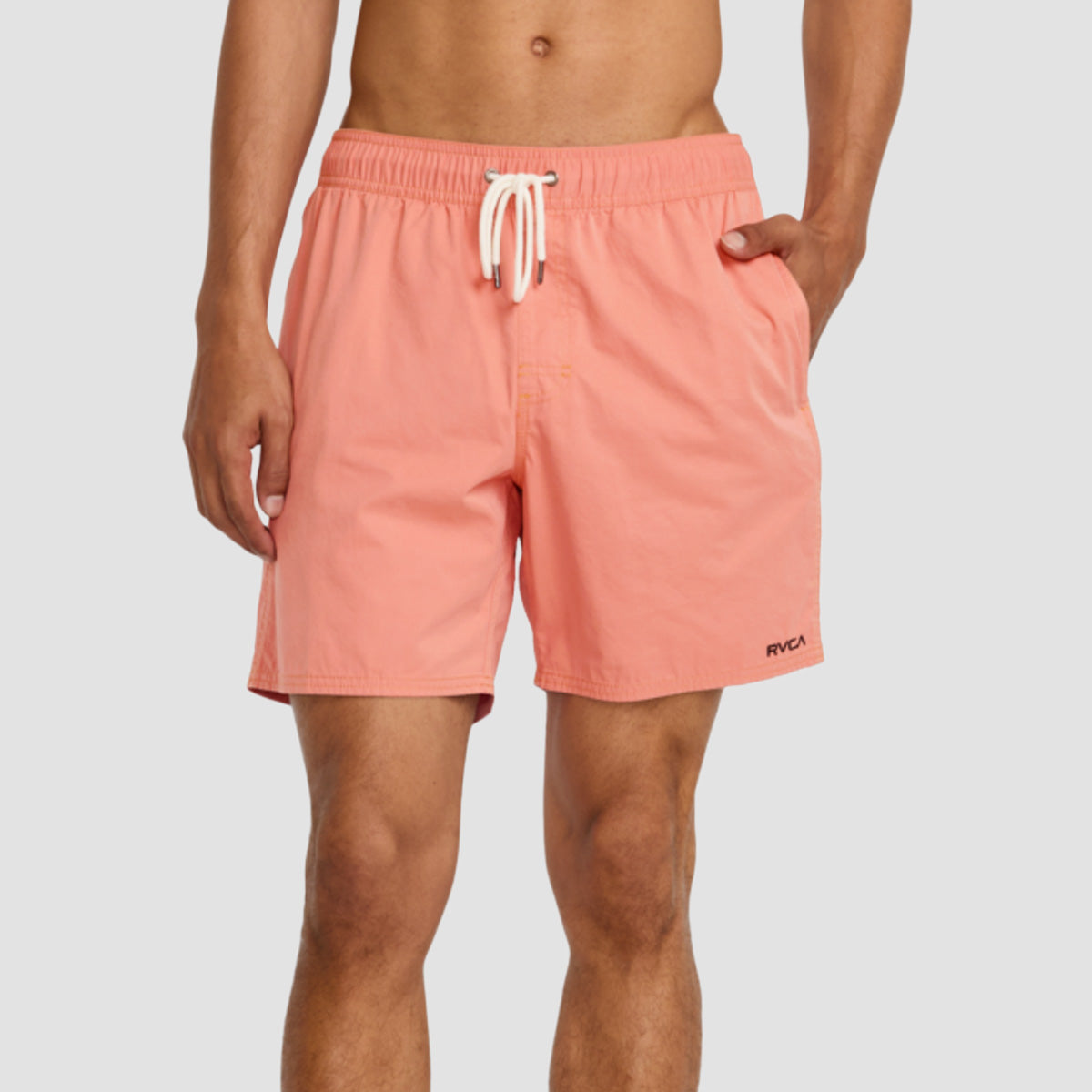 RVCA Opposite Elastic Hybrid Amphibian Shorts Salmon