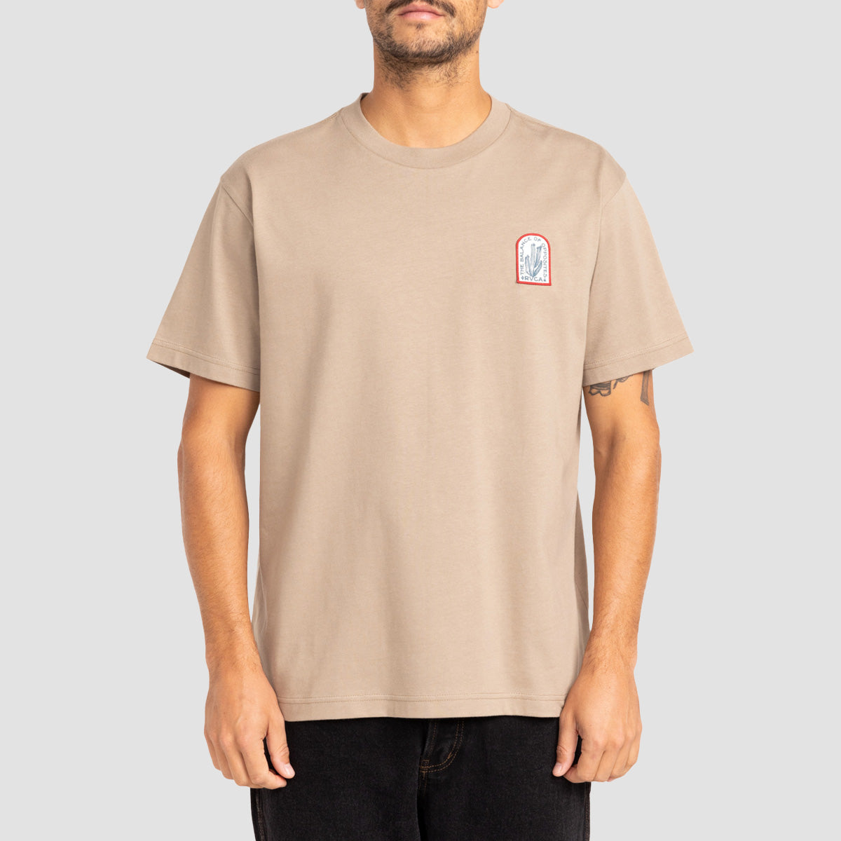 RVCA Sandstorm T-Shirt Dark Khaki