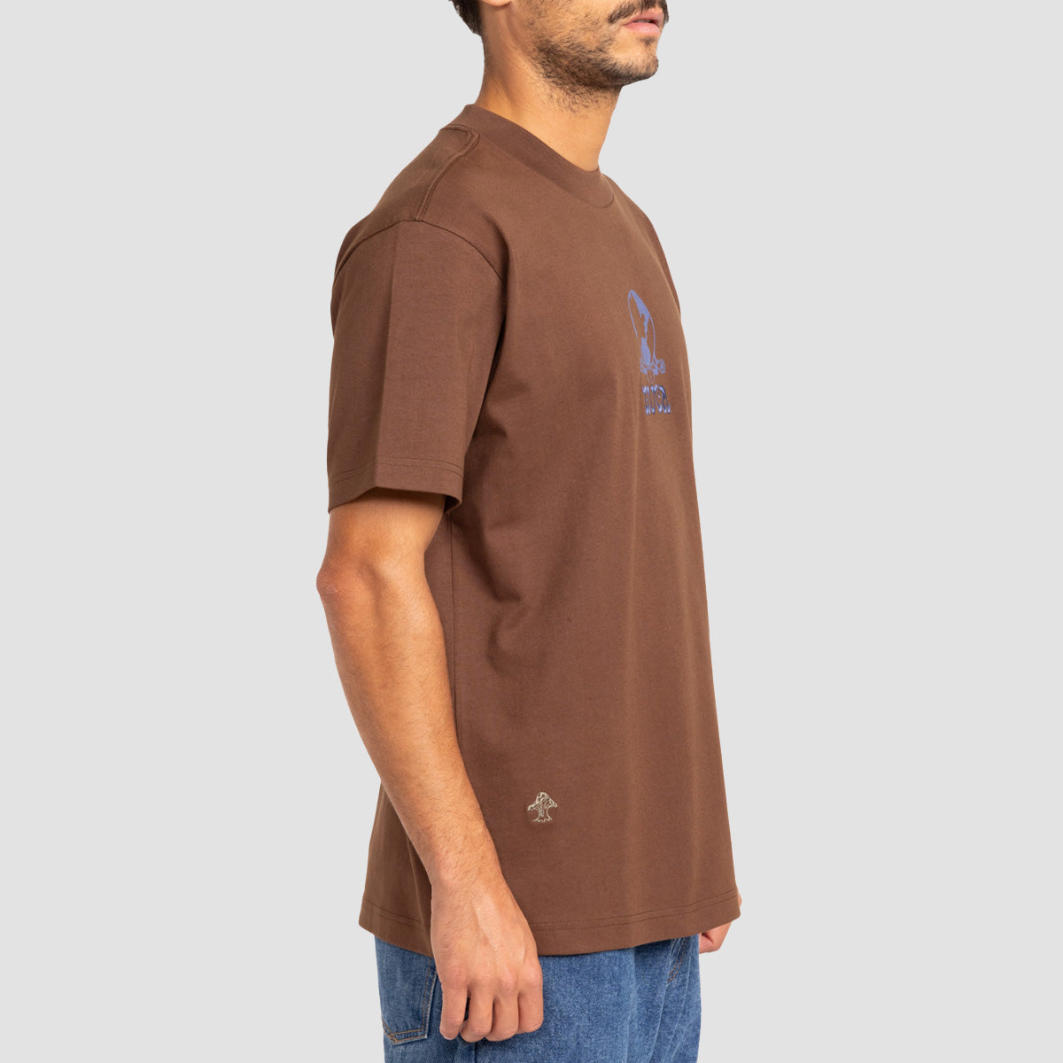 RVCA Scorched Lands T-Shirt Chocolate