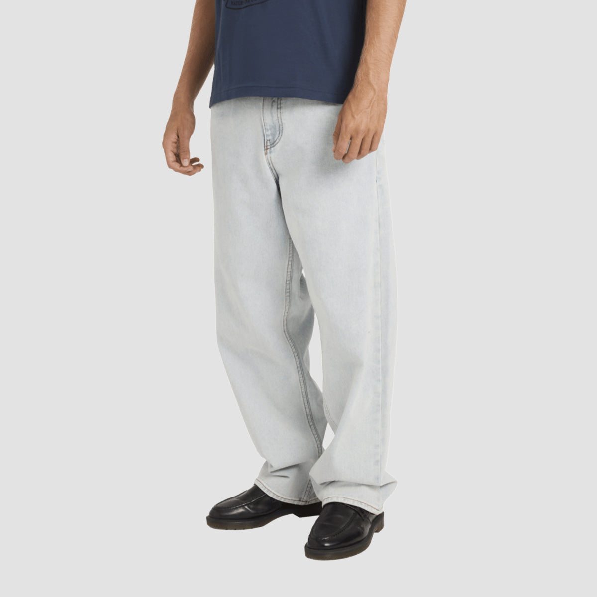 RVCA Skate Relaxed Fit Jeans Ash Blue