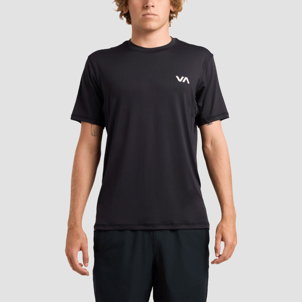 RVCA Sport Vent Technical T-Shirt Black
