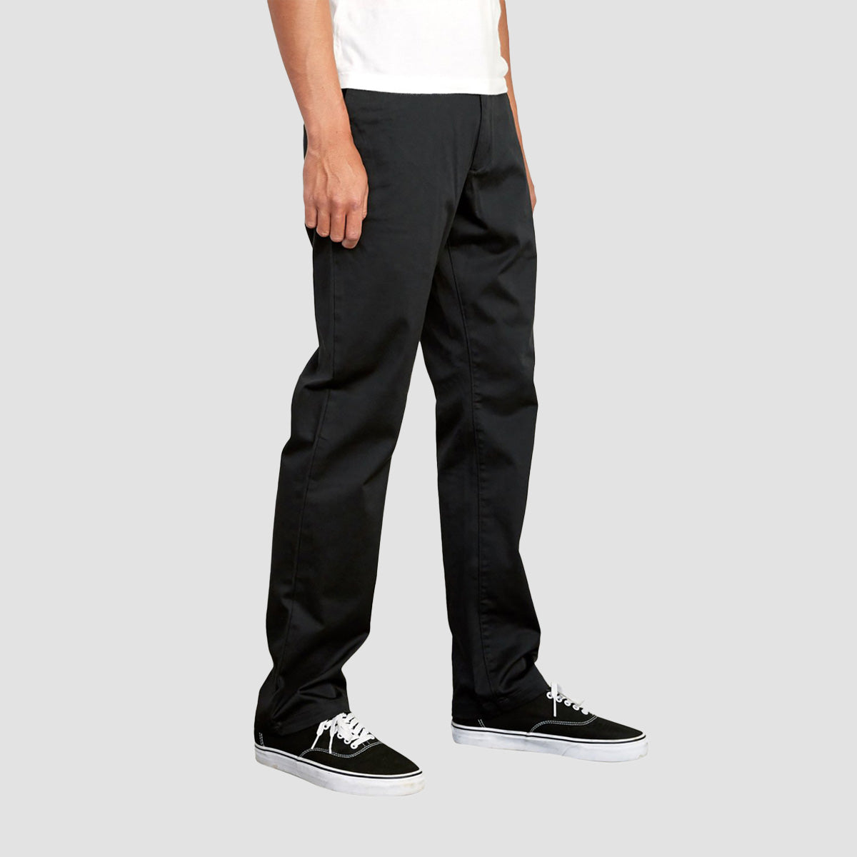 RVCA The Weekend Stretch Straight Fit Trousers Black