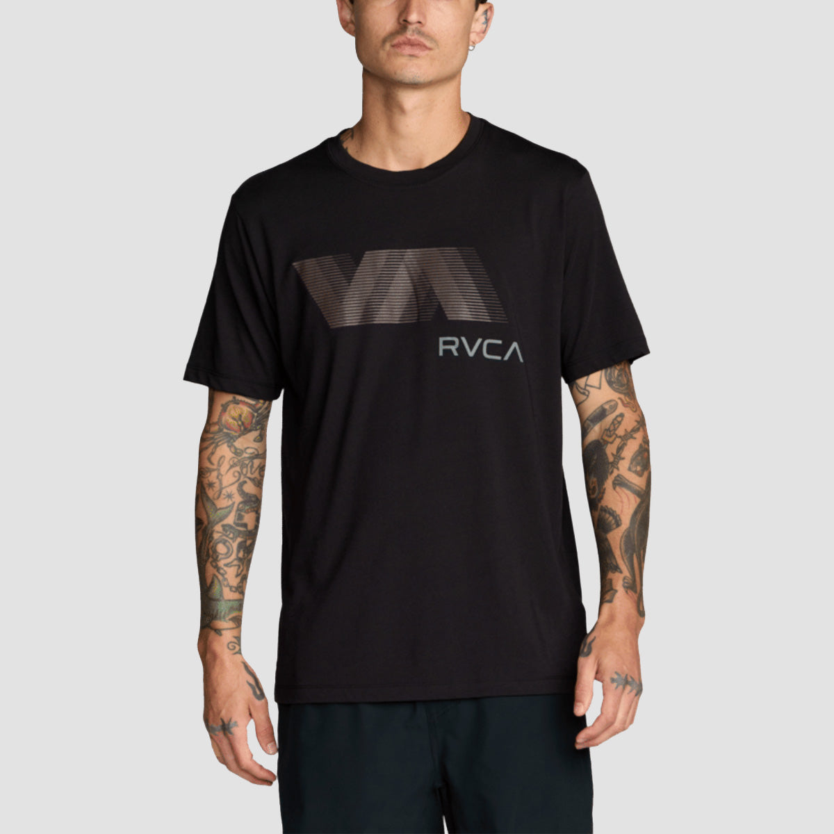 RVCA VA Blur T-Shirt Black