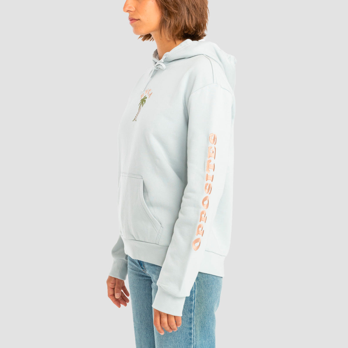 RVCA VA Palm Pullover Hoodie Sea Spray - Womens