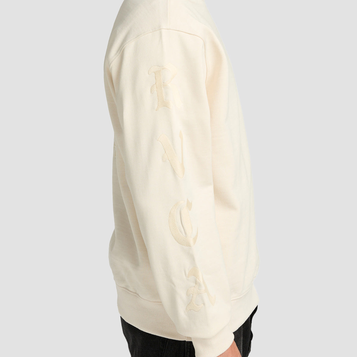 RVCA VA Worldwide Crew Sweatshirt Salt