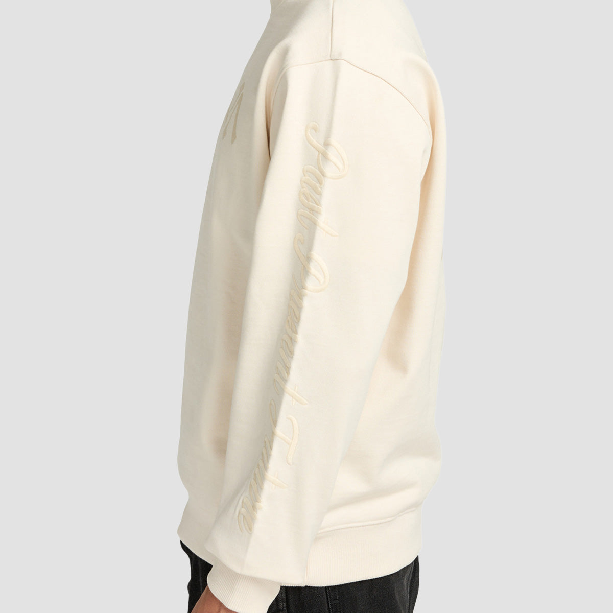 RVCA VA Worldwide Crew Sweatshirt Salt