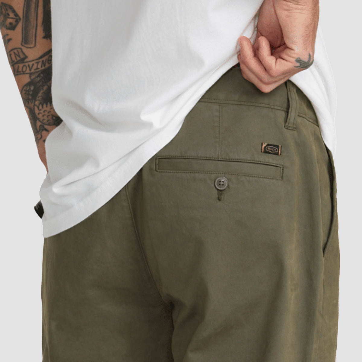 RVCA Weekend Washed Chino Pants Fatigue