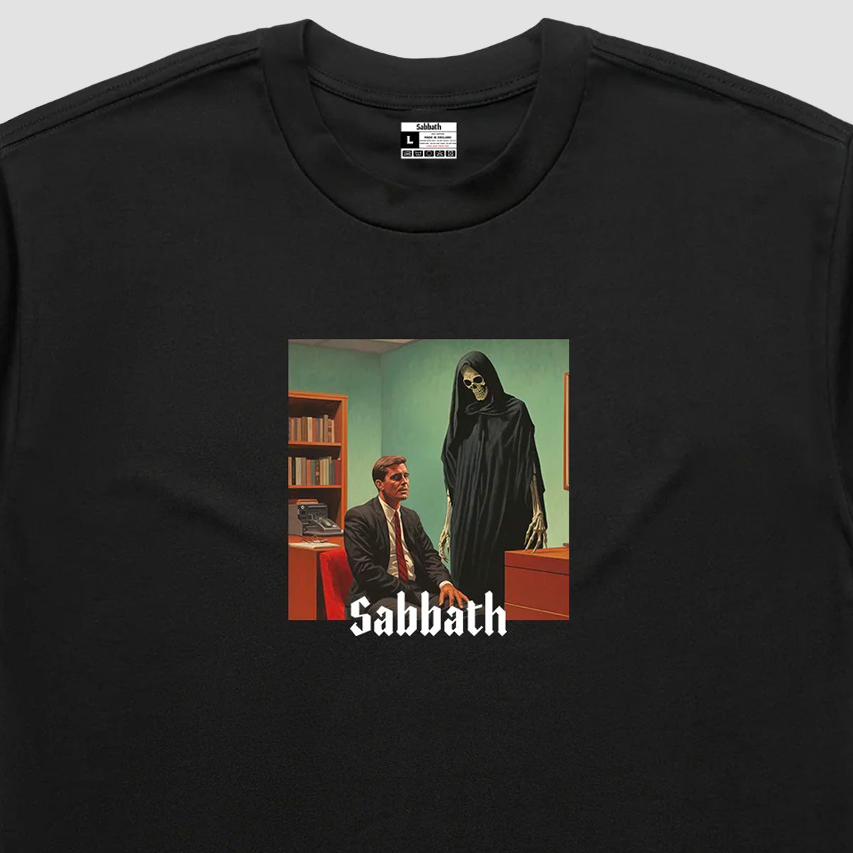 Sabbath Wheels Death T-Shirt Black