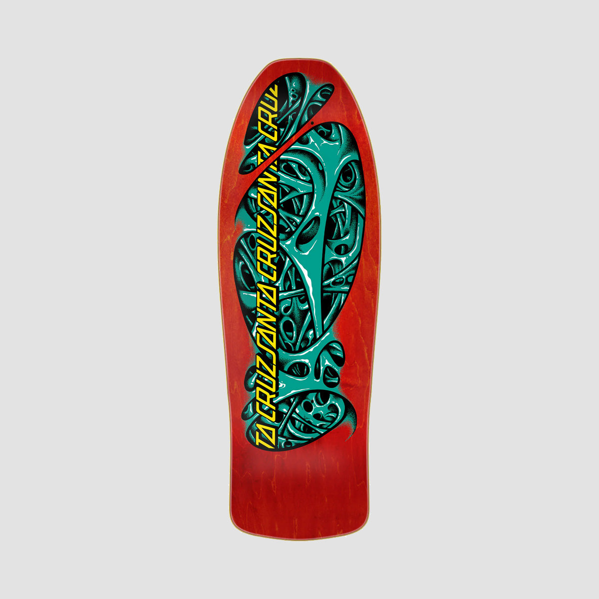 Santa Cruz Oops Mucus Reissue Skateboard Deck Red Veneer - 10.32"