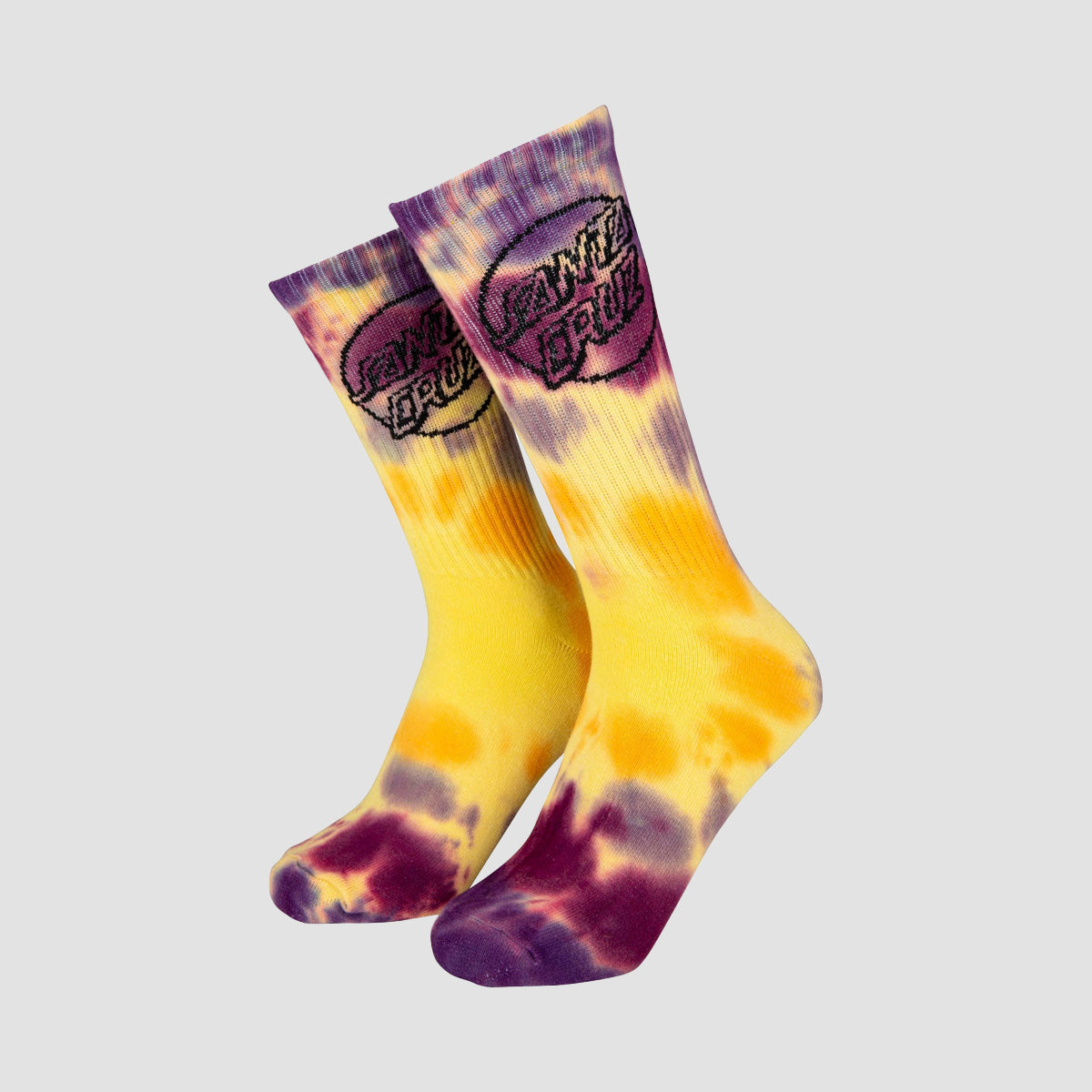 Santa Cruz Opus Dot Socks Purple Rainbow