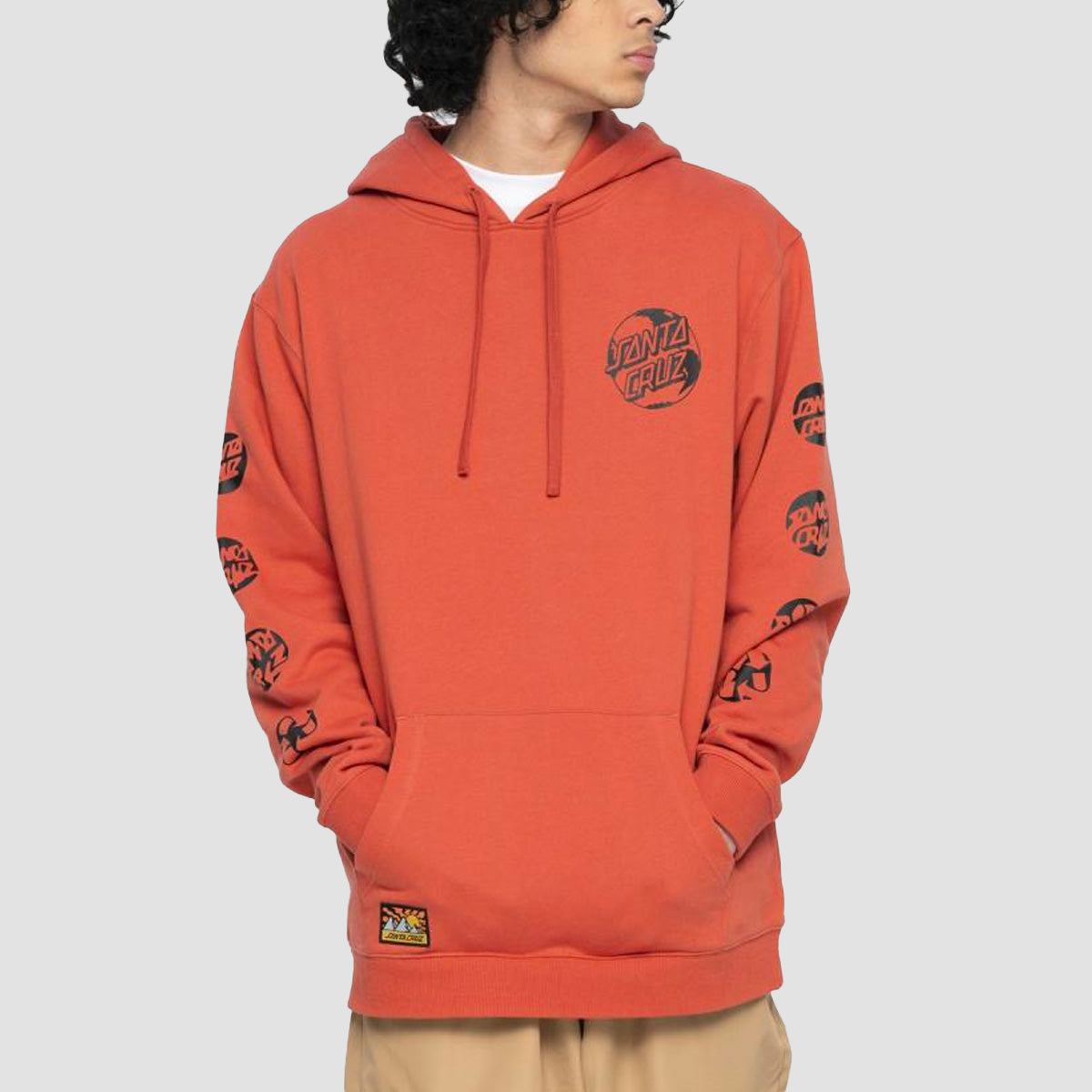 Santa Cruz Planet Dot Pullover Hoodie Rooibos