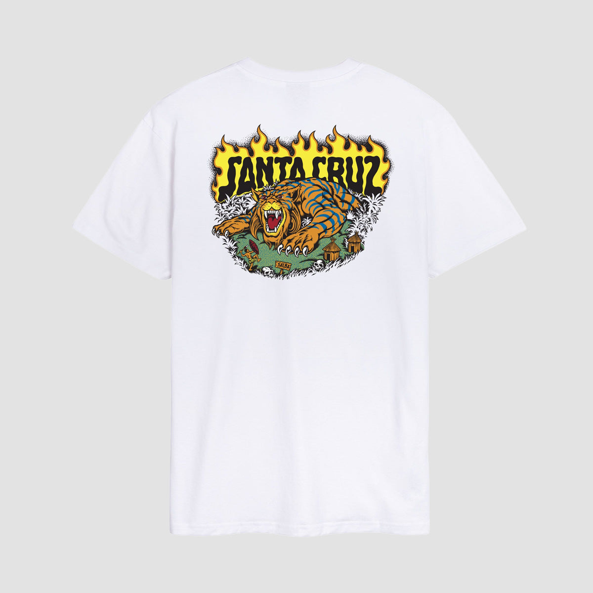 Santa Cruz Salba Tiger Redux T-Shirt White