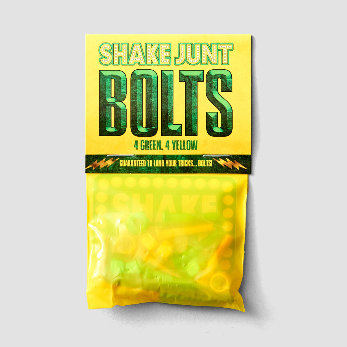 Shake Junt Allen Truck Bolts All Green/Yellow 1"